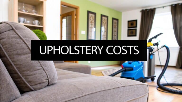 Cost of Upholstery Cleaning: A Family’s Guide to a Cleaner Home